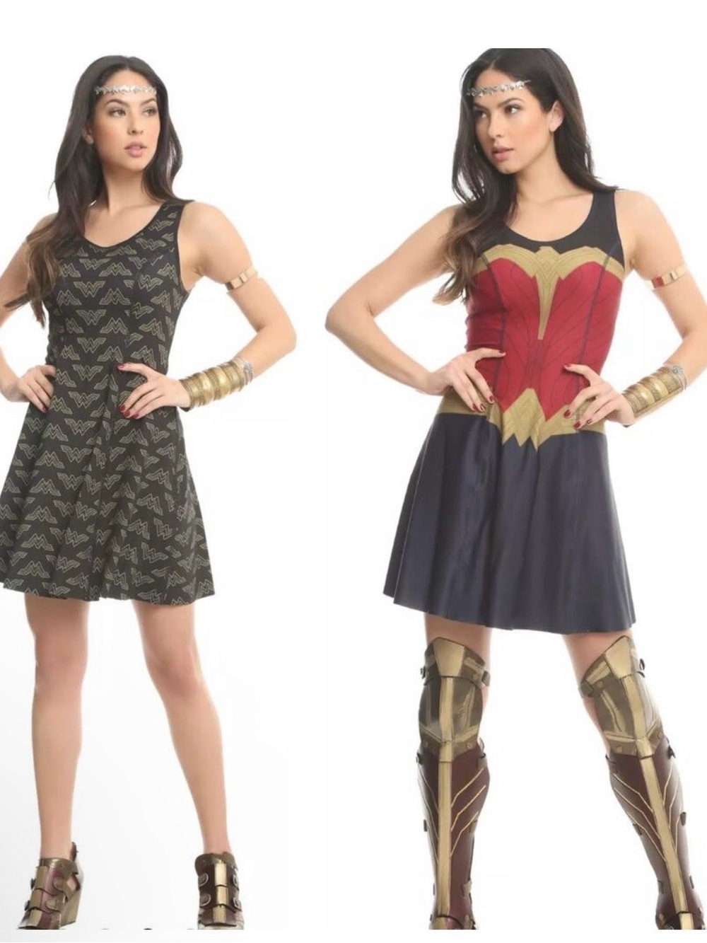Her universe X Torrid Wonder Woman reversible fit & flare mini dress size 00